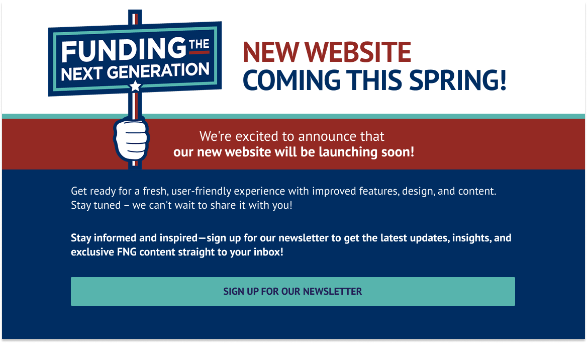 New website comming spring